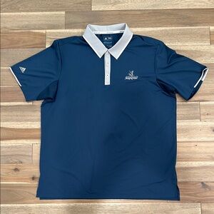 Adidas Blue and grey Polo Shirt golf athletic